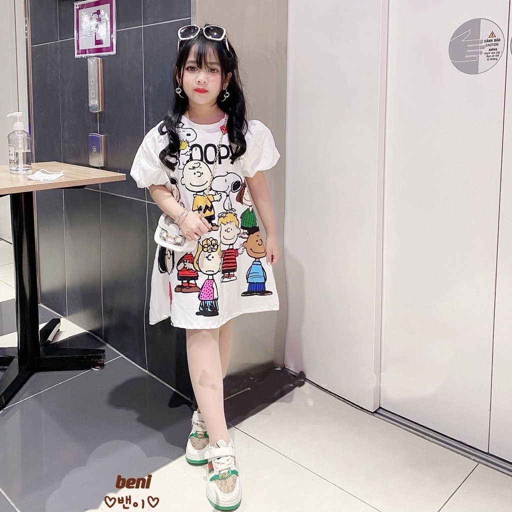 Váy Cho Bé 1-5 Tuổi Hoạ Tiết Xinh Xắn Dễ Thương Chất Cotton Mịn Không Kích Ứng Da Beni 22