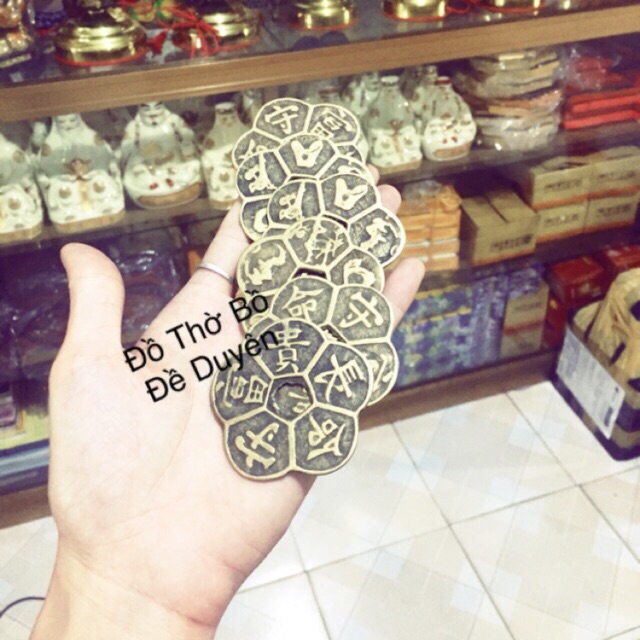 Đồng xu hoa mai to