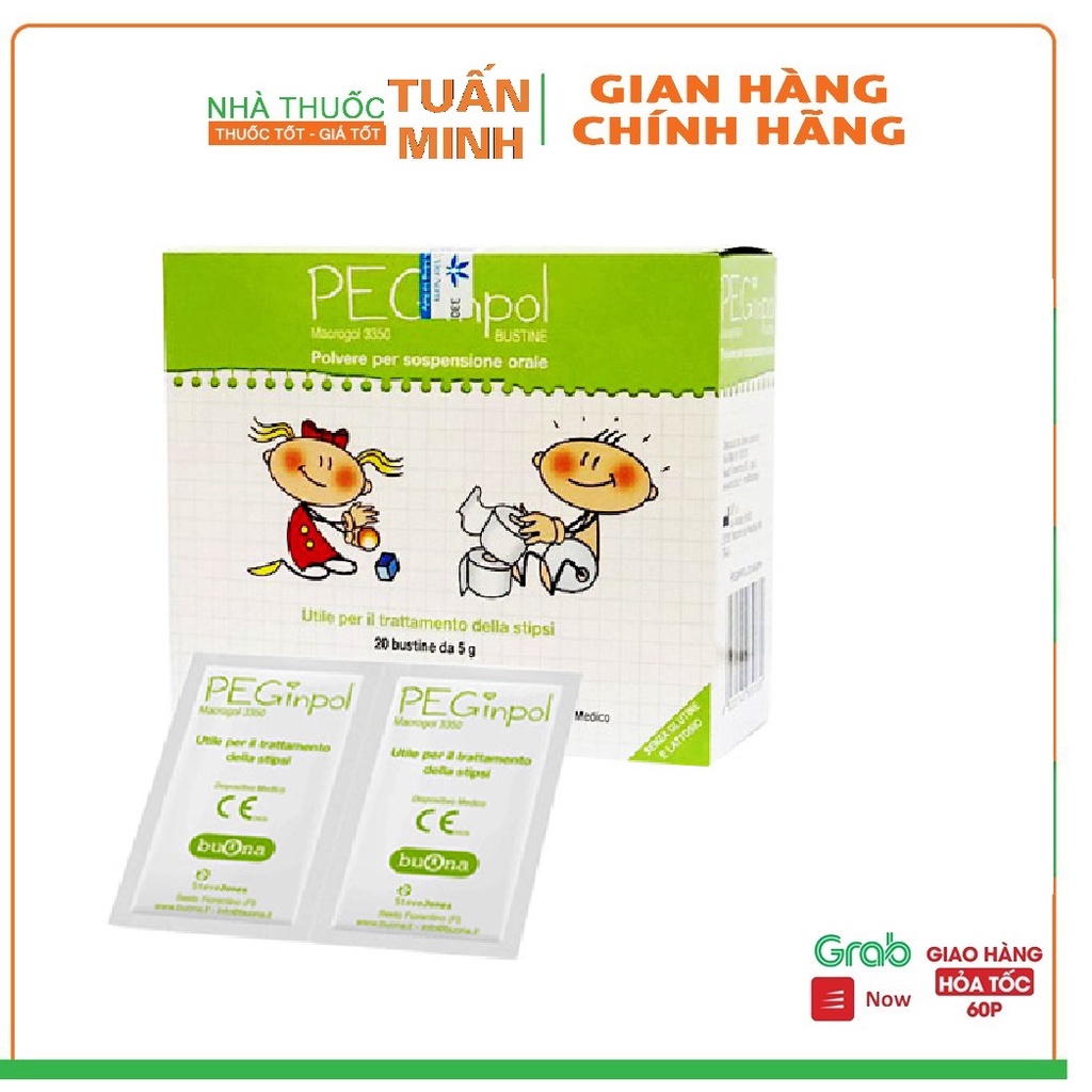 PEGinpol - Hỗ trợ táo bón cấp và mãn tính cho trẻ em