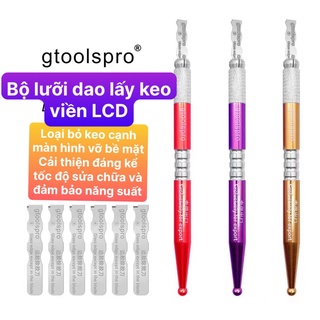 Bộ cán và dao vệ sinh keo viền màn hình LCD