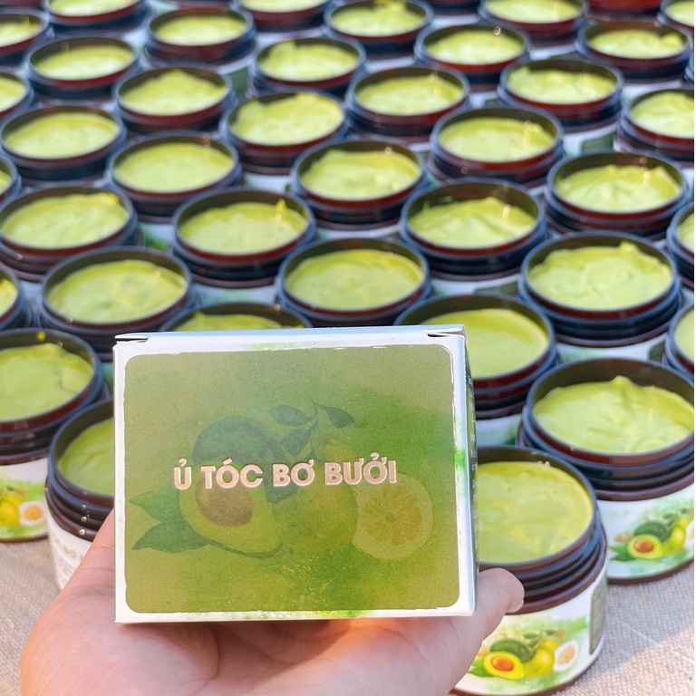 Mộc Nhan Natural, Ủ Tóc Bơ Bưởi, Phục Hồi Tóc Hư Tổn, Dưỡng Tóc Óng Mượt, Sạch Gàu Nấm Da Đầu, Tiemxuongrong