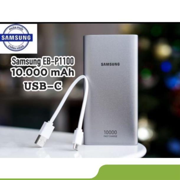 Pin sạc dự phòng Samsung EB-P1100 10000mAh Type-C Hỗ Trợ Sạc Nhanh - BH 12 tháng