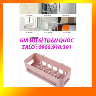 Kệ nhựa treo tường nhà tắm, nhà bếp dán tường chịu lực [ KỆ DÁN NHỰA HCN ]