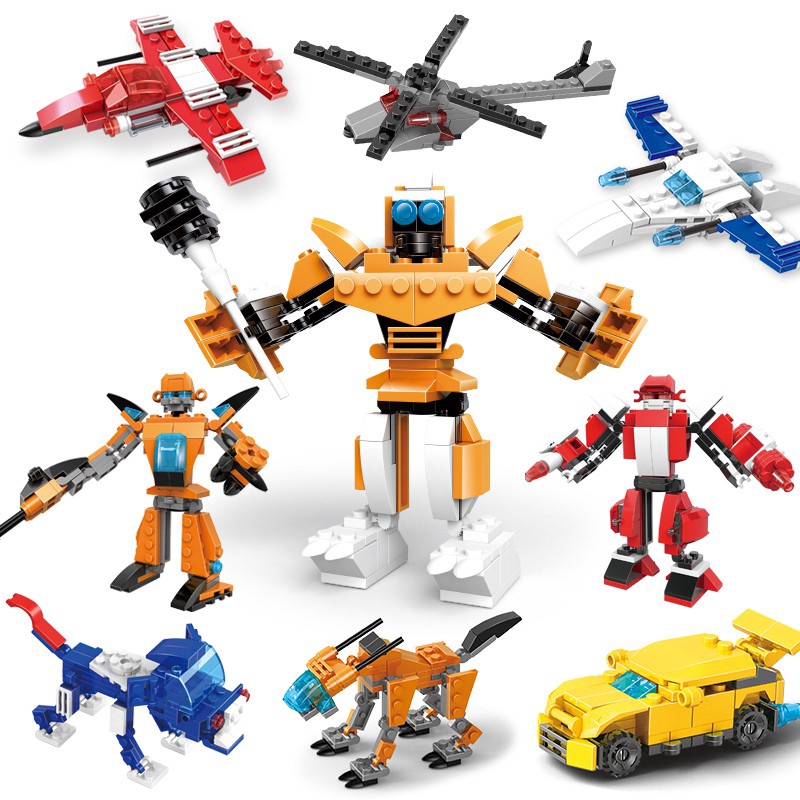 Bộ Đồ Chơi Lắp Ráp Mô Hình Rô Bốt Thú Vị Cho Các Bé