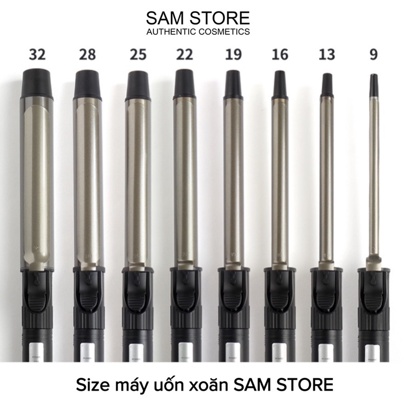 Máy làm xoăn SAM STORE đủ size sử dụng trong tạo kiểu tóc cá nhân và chuyên nghiệp, máy nhẹ, dễ xoay, không cắn dít tóc