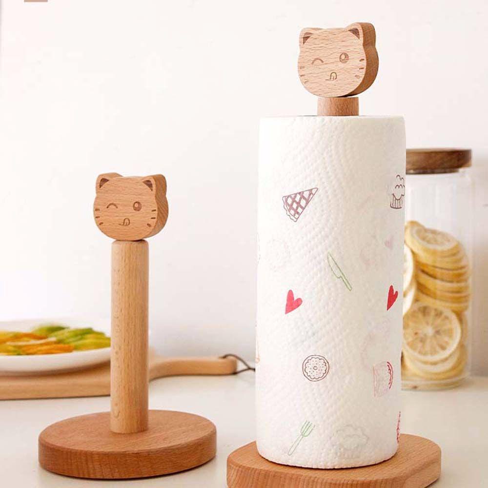 Giá Đỡ Cuộn Giấy Vệ Sinh Bằng Gỗ Phong Cách Nhật Bản