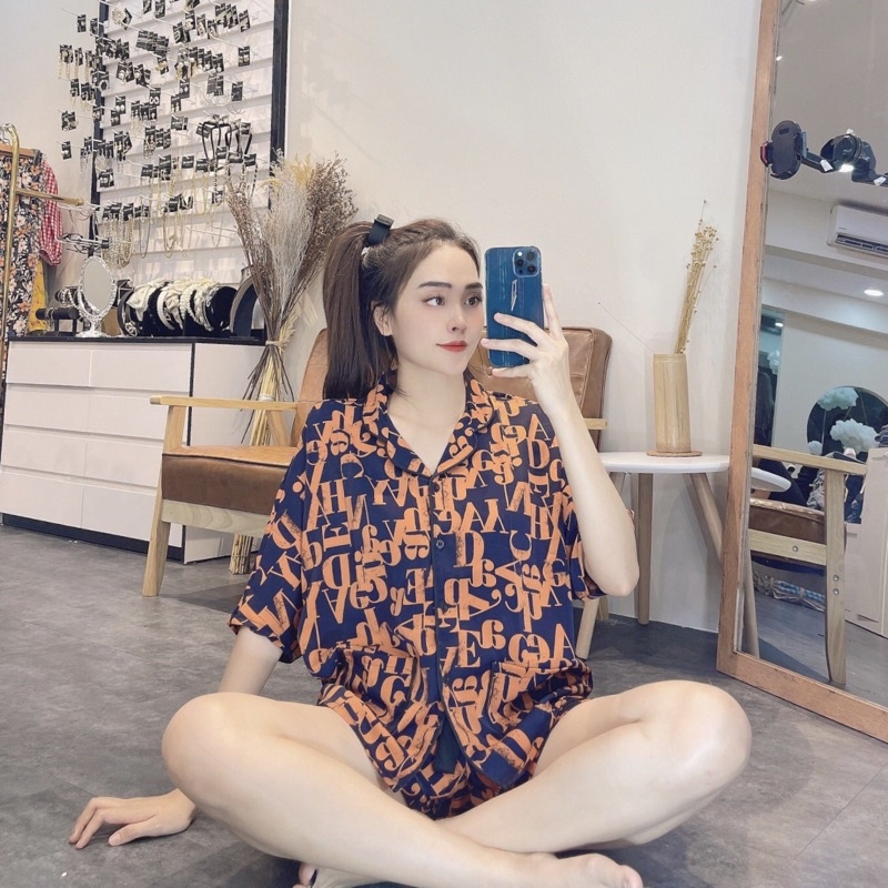 Đồ bộ Pijama - Form cánh dơi quần cộc cao cấp ❤️ | BigBuy360 - bigbuy360.vn