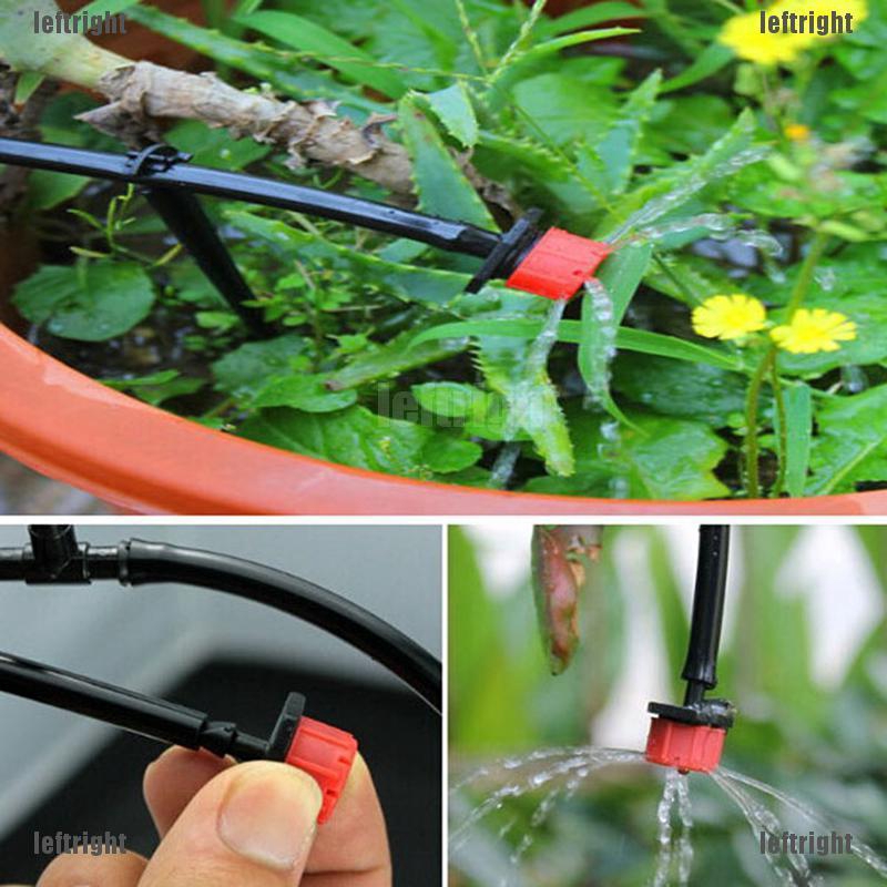 GIÁ RẺ 100pcs Sprinkler Irrigation Micro Flow Dripper Adjustable Water Dripper Head