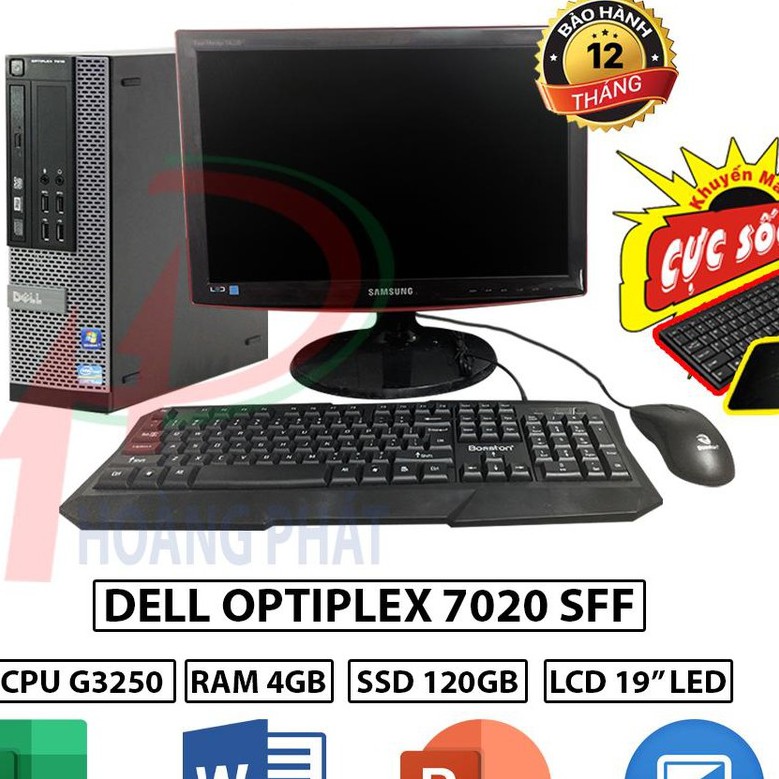 [Mã 229ELSALE hoàn 7% đơn 300K] TRỌN BỘ PC Máy Tính Đồng Bộ Dell Optiplex 7020 SFF GIÁ RẺ