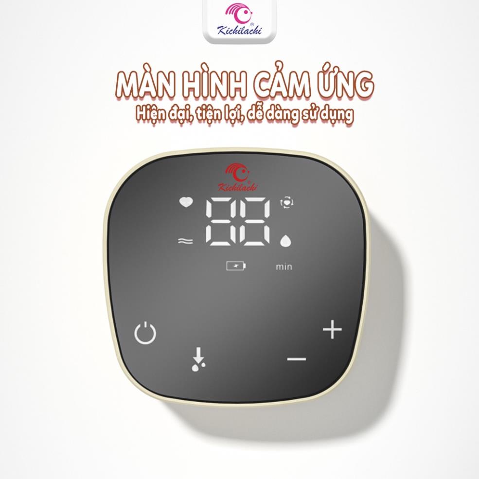 Máy hút sữa điện đơn, đôi Plus Kichilachi hút êm, không đau, tiếng ồn nhỏ phiên bản mới 2021