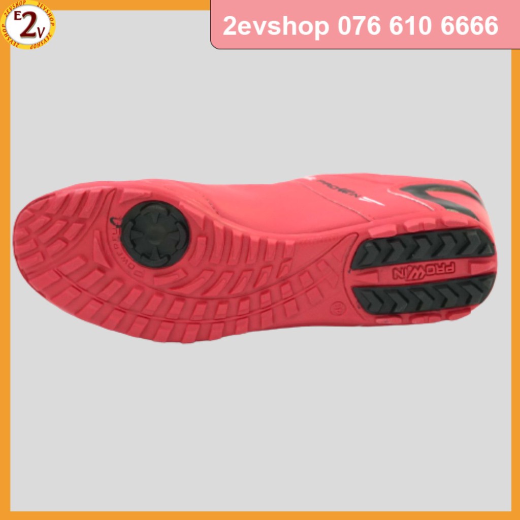 Giày đá bóng thể thao nam Prowin S50 Đỏ, giày đá banh cỏ nhân tạo chất lượng - 2EVSHOP
