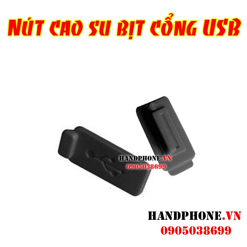 Nút cao su chống bụi cho cổng USB (nhiều kích cỡ)