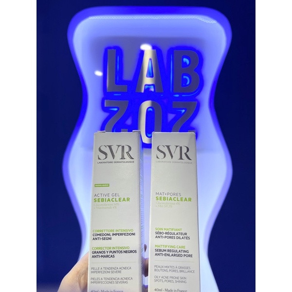 Kem dưỡng SVR Sebiaclear Active/ SVR Mat Pores 40ml giảm mụn, kiểm soát dầu và thu nhỏ lỗ chân lông