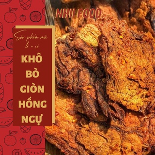 250GR Khô bò giòn hồng ngự NHII FOOD thực phẩm sạch nhà làm