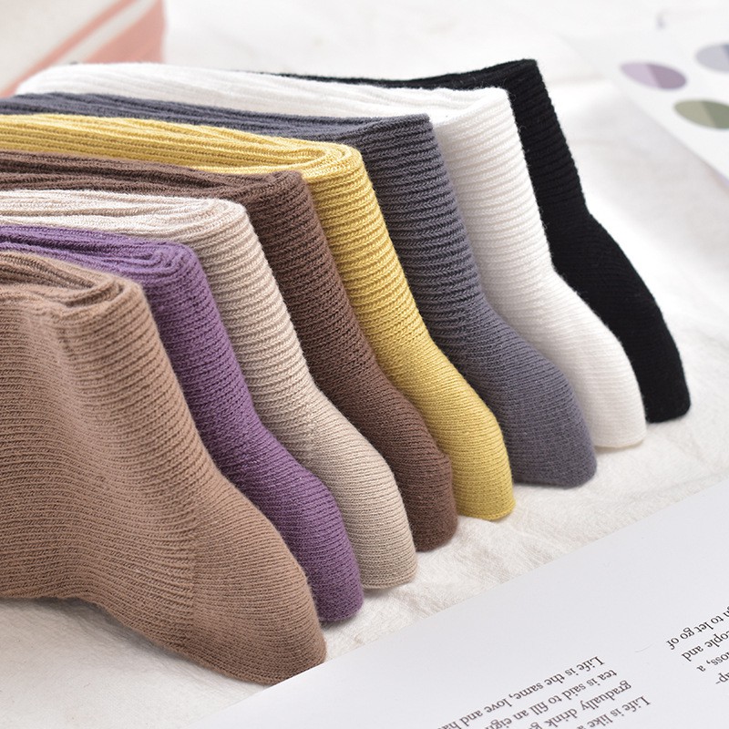 [Mã 153FASHIONSALE1 giảm 10K đơn 50K] Tất Ulzzang Siêu Thoáng Mỏng Mát - Tất nữ nhún cổ cao phong cách vintage hàn quốc