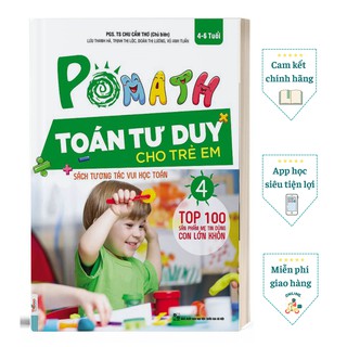 Sách - POMath - Toán Tư Duy Cho Trẻ Em 4-6 Tuổi (Tập 4)