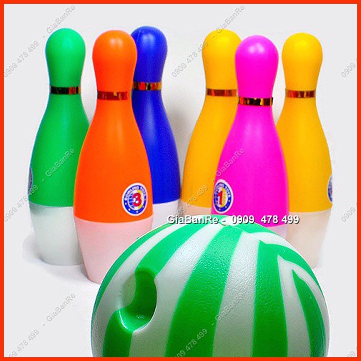 BỘ ĐỒ CHƠI TRÒ CHƠI BOWLING NHỎ NHỰA 1 BANH - 9289A