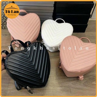 Balo trái tim thủy tiên - balo da hình trái tim