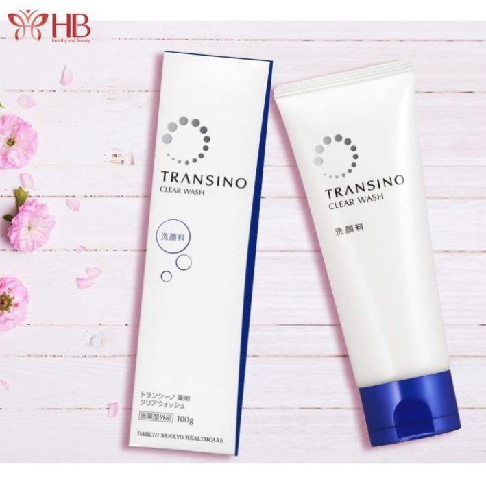 Sữa Rửa Mặt Transino Clear Wash Nhật Bản