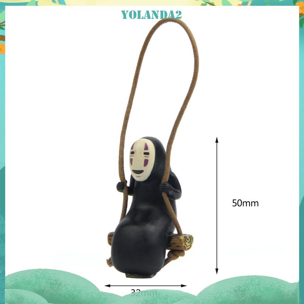 Búp bê mô hình nhân vật Vô Diện dễ thương dùng để trang trí thủ công cho cảnh quan sân vườn