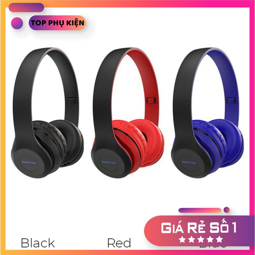 Tai nghe không dây BOROFONE B04-Hàng phân phối chính hãng Giá rẻ nhất shopee 2020