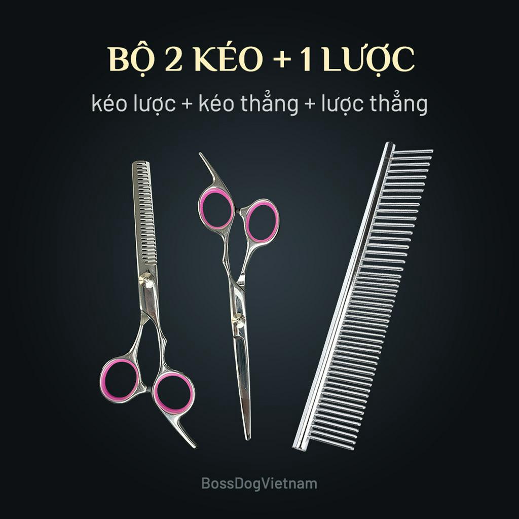 Bộ kéo cắt tỉa lông chó mèo  | BossDog