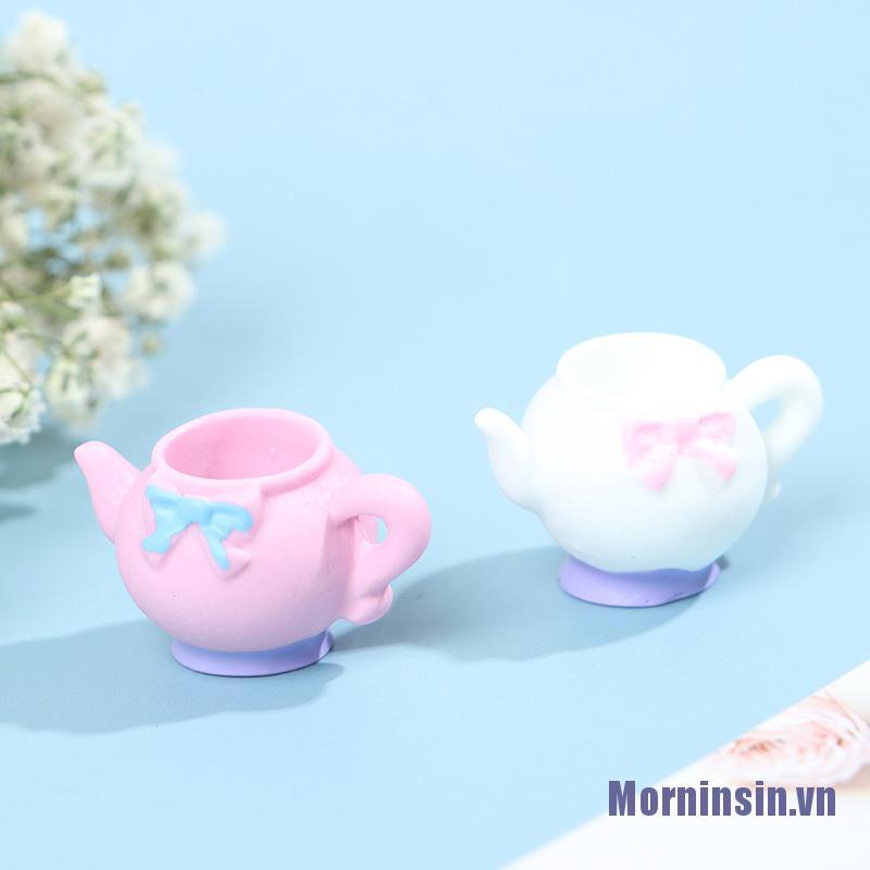 Set 5 Ấm Trà Mini Tỉ Lệ 1: 12 Trang Trí Nhà Búp Bê