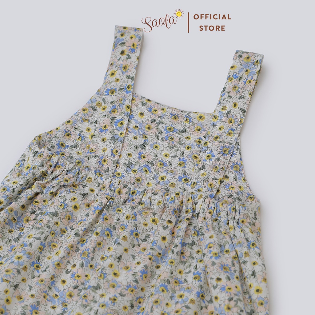 Váy MiDi Maxi Mùa Hè Mát Mẻ Cho Bé - KAITY DRESS - DRL018 - SAOLA KIDS CLOTHING