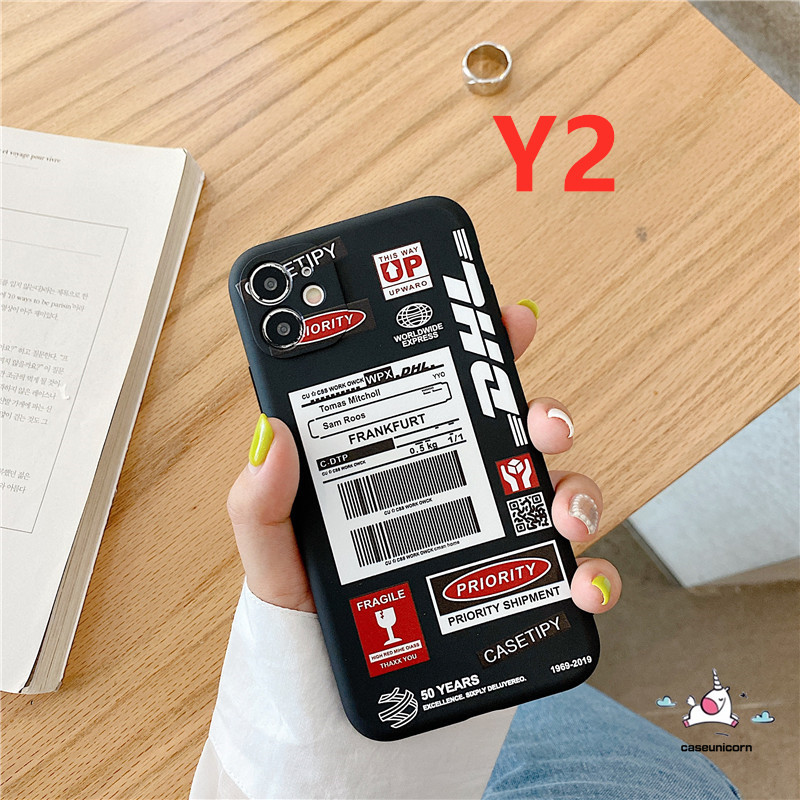 Ốp điện thoại TPU hình DHL Iphone 11 12 Pro Max 7plus 8plus 7 8 11pro Max 6 6s Plus X Xr Xs Max Se 12 mini