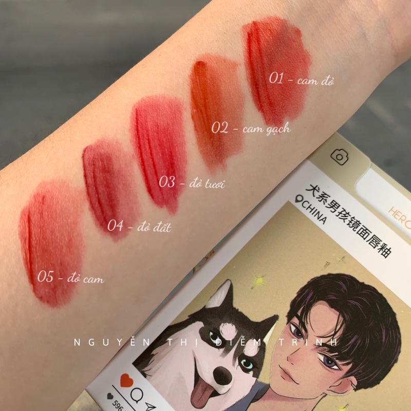 [SON LÌ / SON TINT] SET SON 5 CÂY HEORANGE INSTAGRAM | BigBuy360 - bigbuy360.vn
