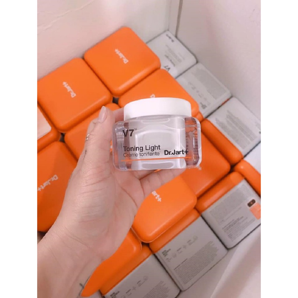 [ Hàng Chuẩn ] Kem Dưỡng Trắng Da V7 Toning Light Dr.Jart+, Lọ 50ml, Giúp Da Mặt Luôn Tươi Sáng Mịn Màng