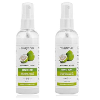 Combo 2 Serum Bưởi Milaganics (100ml/ Chai)