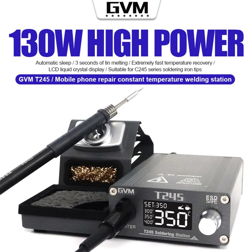 Máy hàn GVM/ OSS T245 sử dụng mũi hàn C245 công suất mạnh mẽ