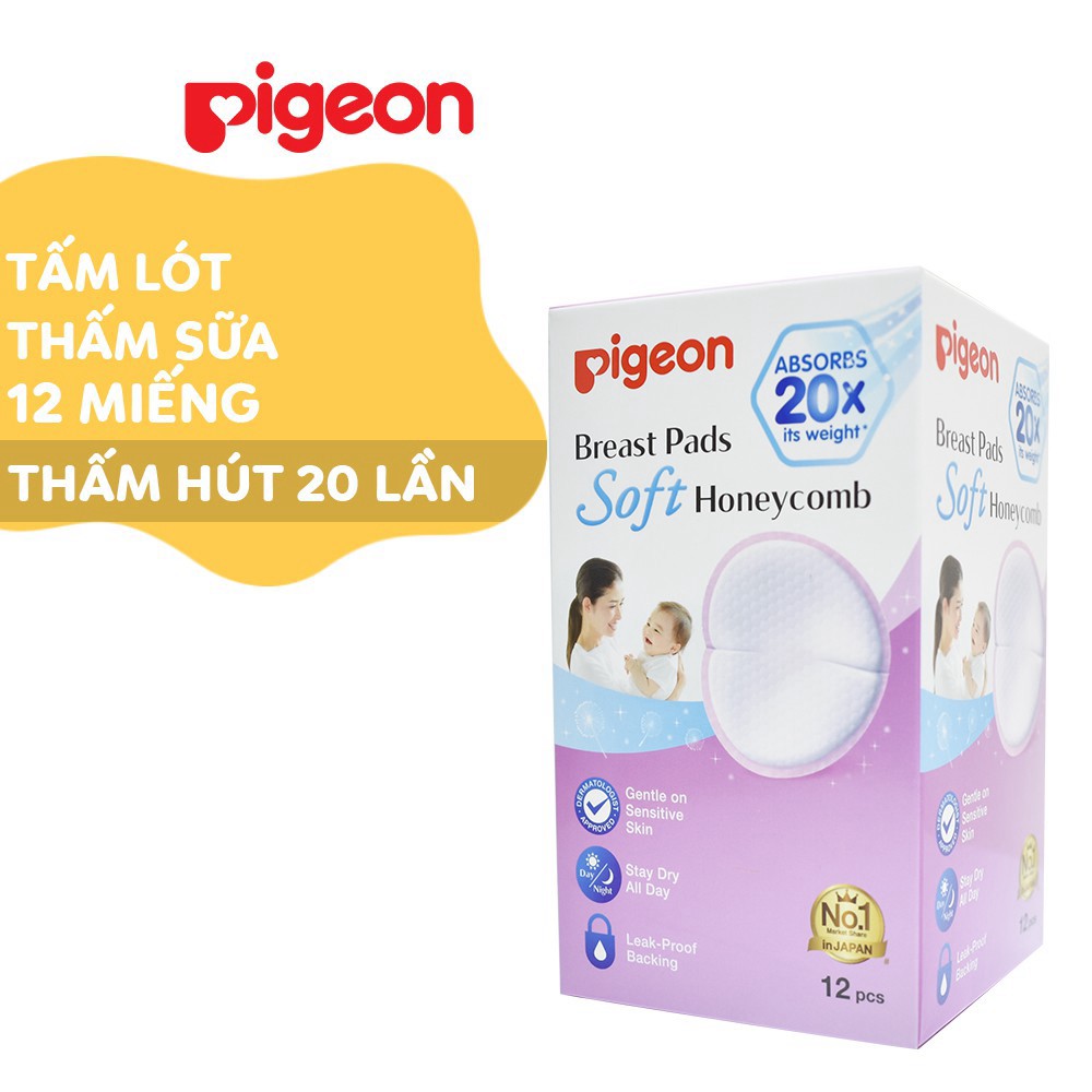 Tấm lót thấm sữa Pigeon 12 miếng / 30 miếng / 60 miếng