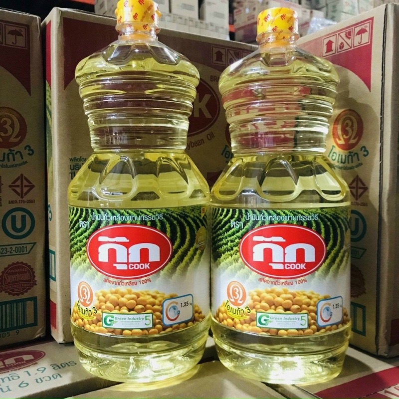 Dầu ăn đậu nành thái lan 1900ml &amp; 1000ml -(Hàng nội địa TL)