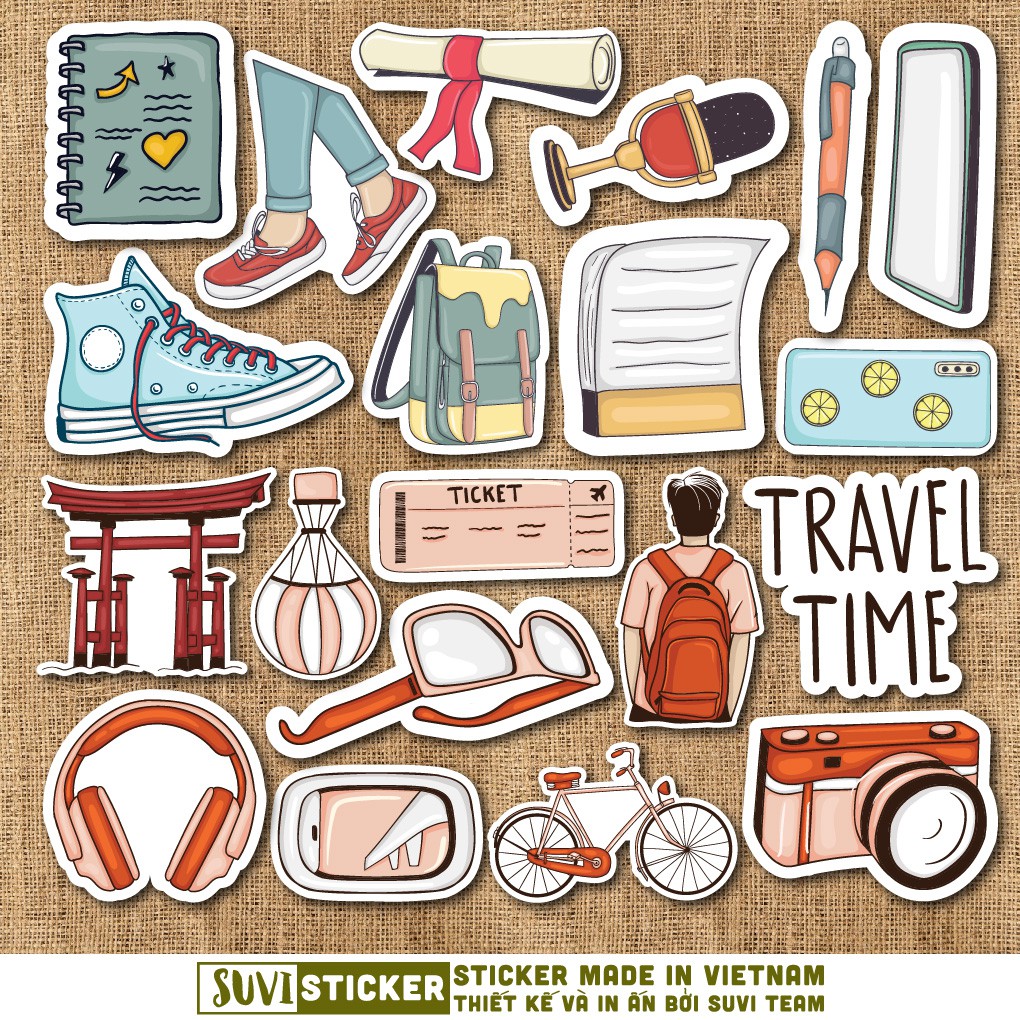 50 Sticker Somethings chống nước sticker dán laptop, điện thoại, đàn guitar, mũ bảo hiểm, vali. MSP: K08