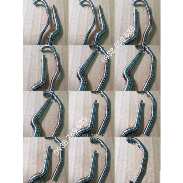 Cổ pô EXCITER 150, Cổ inox 304 gắn pô độ.