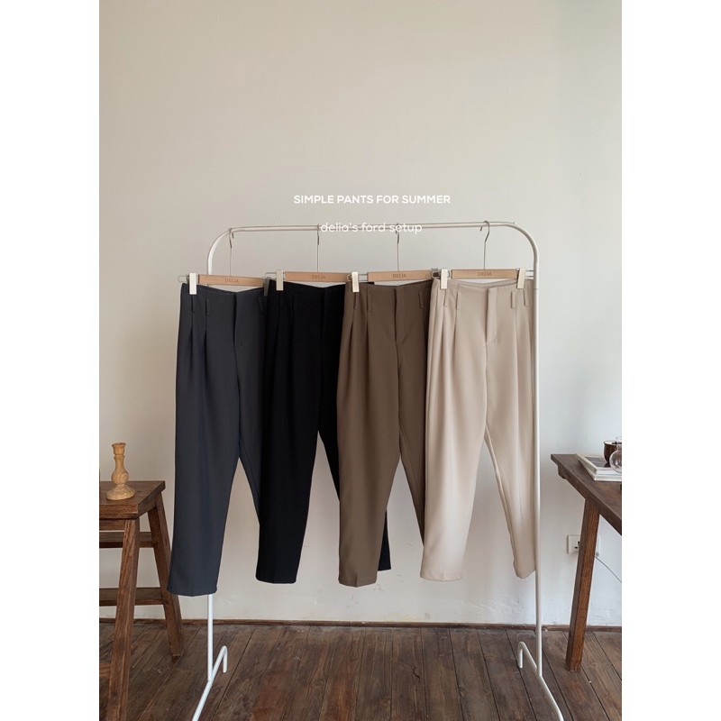 QUẦN VẢI BAGGY KHÔNG CÚC ĐỈA THƯA 215