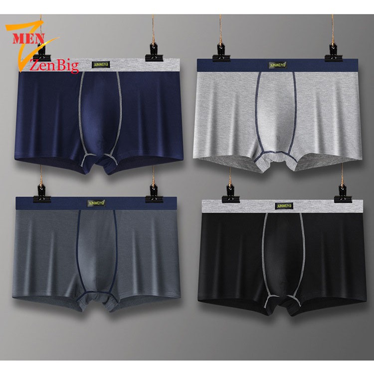 Quần Lót Nam Big Size DÁNG SỊP ĐÙI Cotton Co Giãn 4 Chiều 80-130kg