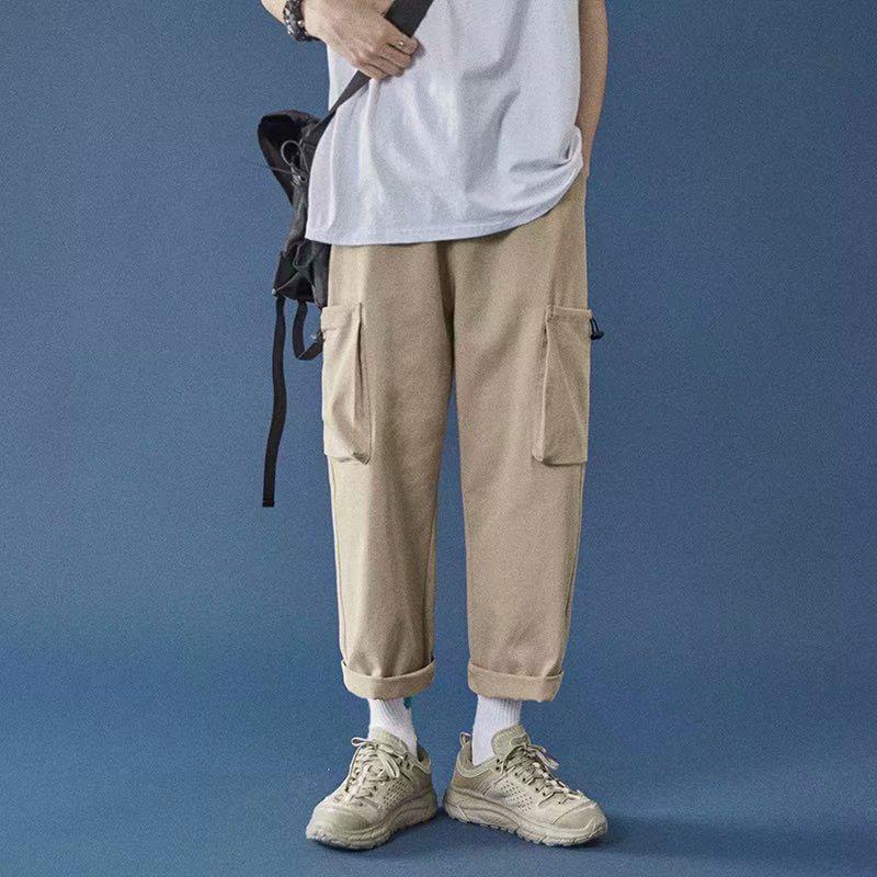 Quần dài ống rộng thời trang phong cách Hàn Quốc cho nam giới