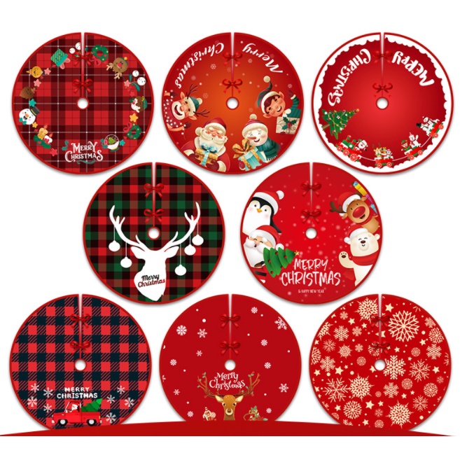 Tấm che phủ chân cây thông mẫu hiện đại trang trí noel giáng sinh