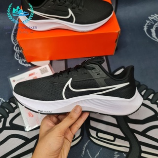 Giày air zoom pegasus 38 màu đen trắng thể thao nam nữ