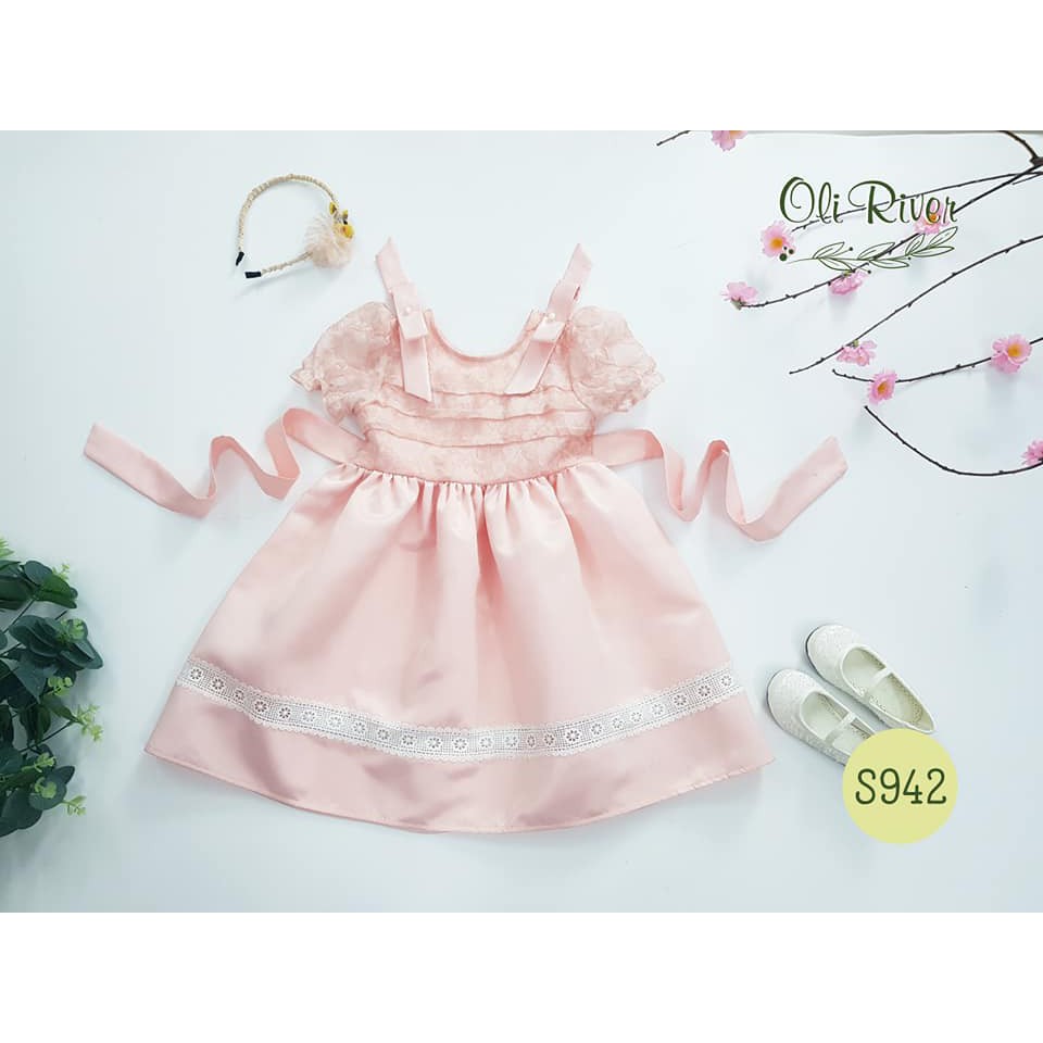 Váy công chúa hồng siêu sang chảnh cho bé yêu diện các dịp cuối năm và Tết .Gía 220k