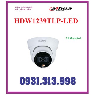 Camera dome hdcvi 2.0 megapixel dahua hac-hdw1239tlp-led