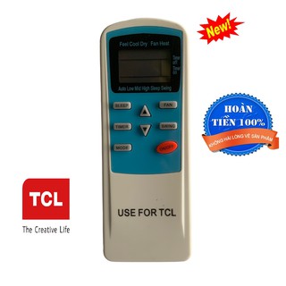 Điều khiển điều hòa TCL 1 chiều 2 remote máy lạnh tcl 9000ptu 12000ptu - Hàng mới