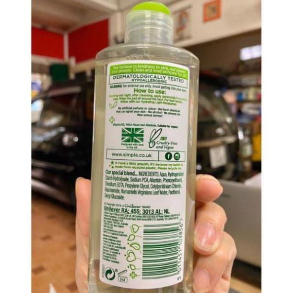 ✅ (HÀNG CHUẨN AUTHENTIC) NƯỚC HOA HỒNG SIMPLE KIND TO SKIN SOOTHING FACIAL TONER( mẫu mới) | BigBuy360 - bigbuy360.vn