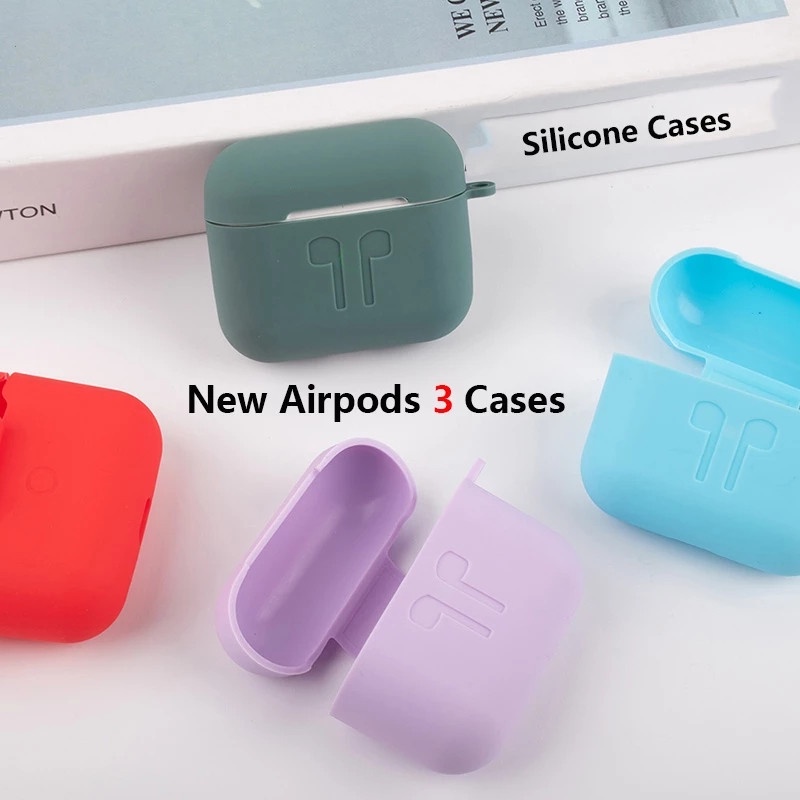 Vỏ bảo vệ hộp sạc tai nghe Airpod 3 bằng silicon chất lượng cao