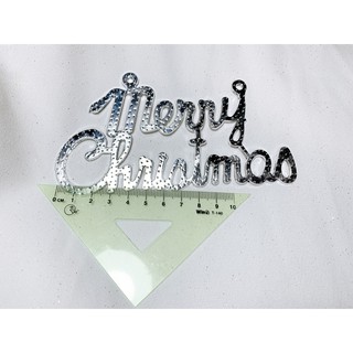 Chữ Merry Christmas trang trí Giangs sinh, trang trí cây thông noel
