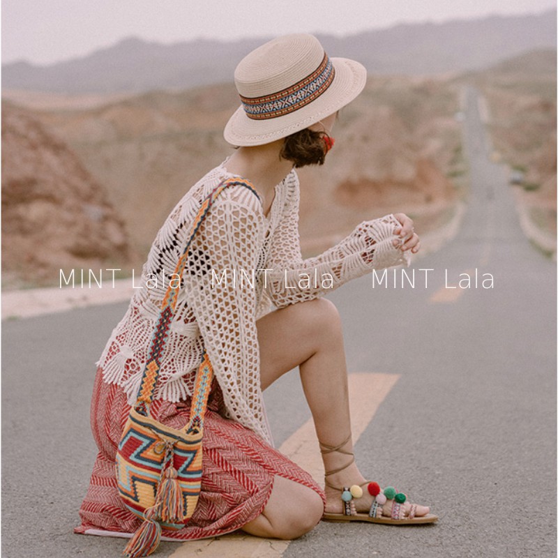 Áo Ren Đi Biển Du Lịch Dạng Lưới Hàng Quảng Châu L1