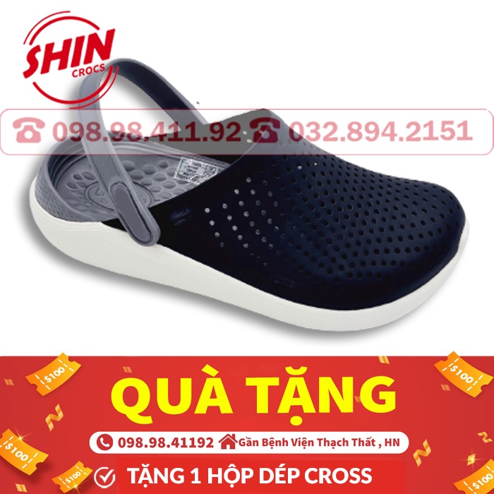 dép crossFREESHIPdép cross quai ngang họa tiết đen lót xám MẠINSN123